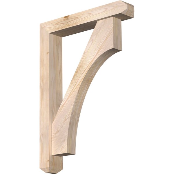 Ekena Millwork Westlake Craftsman Smooth Bracket w/ Offset Brace, Douglas Fir, 5 1/2"W x 30"D x 42"H BKT0604X30X42WTL04SDF - main